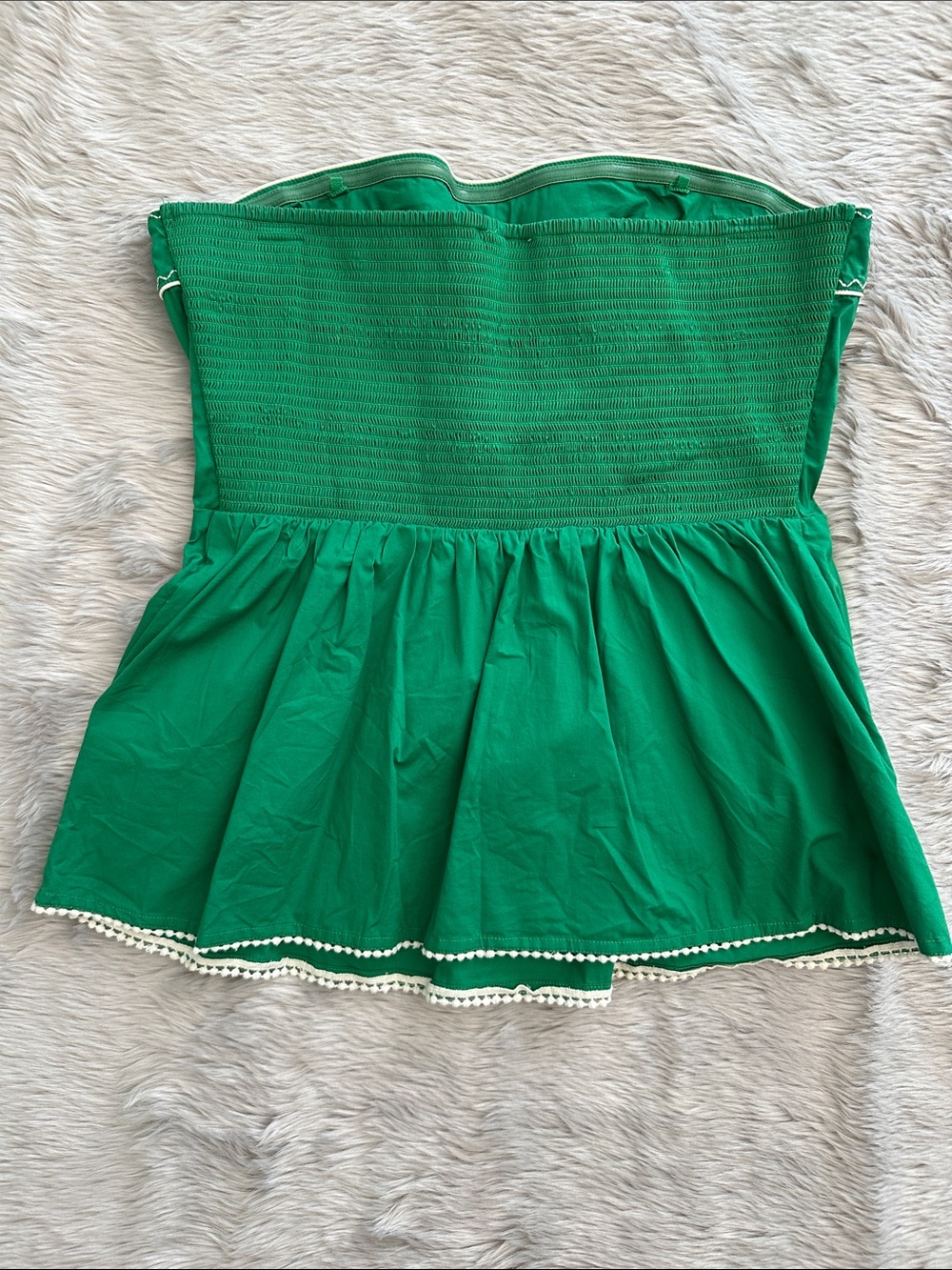 Anthropologie Vanessa Virginia Strapless Embroidered Top - Picture 2 of 7
